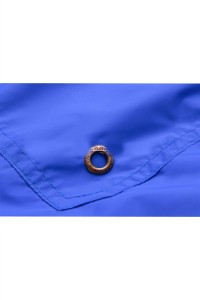 SKSP012 Manufacturing Quick-drying Three-point Sports Shorts Custom-made Rubber Waist Drawstring hook and loop Back Bag Sports Shorts Garment Factory back view